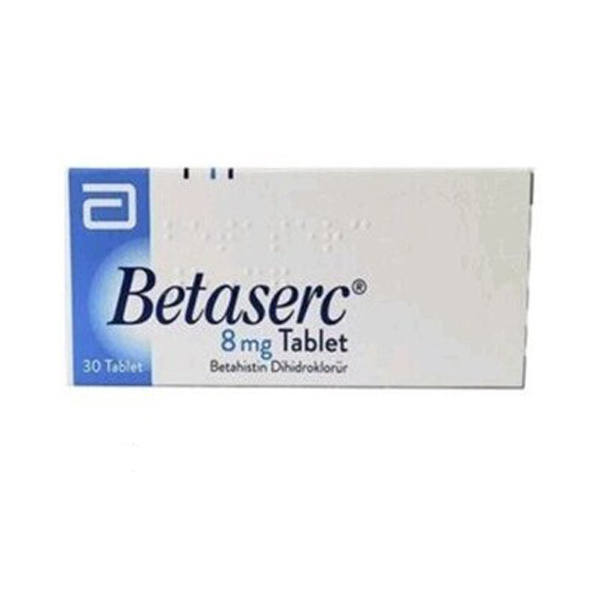 قرص بتاسرک ۸ میلی‌گرم ۳۰ عددی